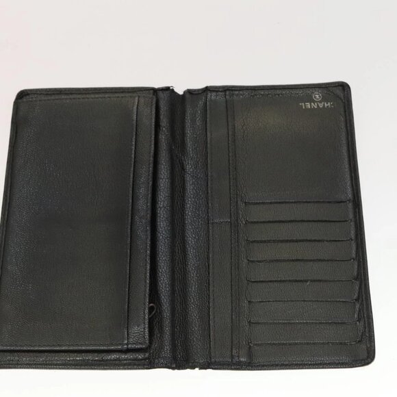 CHANEL Wallet Leather 8Set Black Red Green CC Auth CB051 - Picture 15 of 15